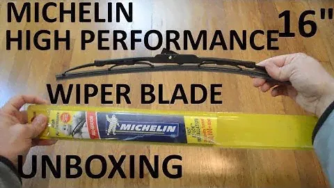 Unboxing Michelin 16 Inch High Performance All Season Windshield Wiper Blade