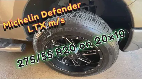 Michelin Defender 275/55R20 on 20x10 wheels